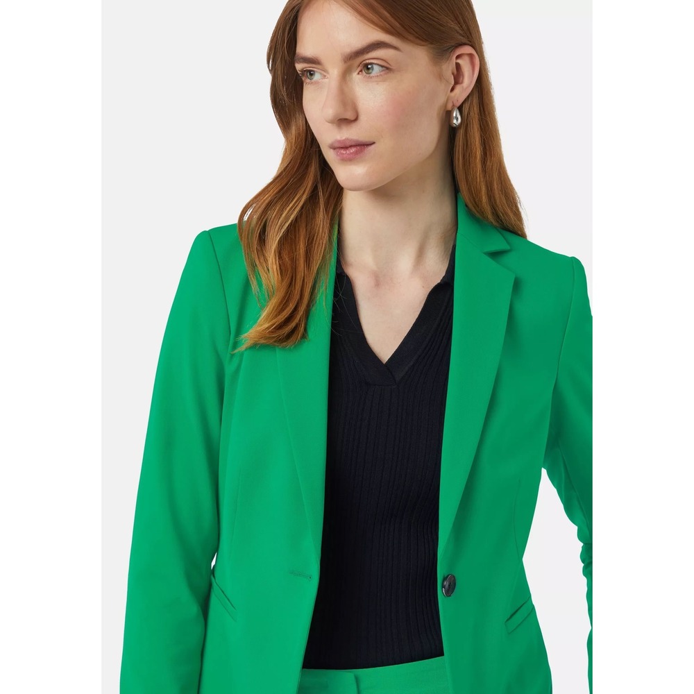 The Limited Single Button Blazer Womens S Green Professional Career Modern NWT